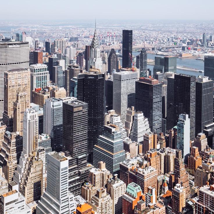 Families relaxing in a mall food court area